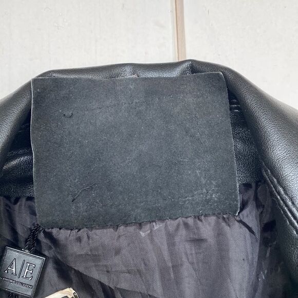 NWT Armani Exchange Leather Trench - Picture 7 of 15